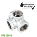 1/2 in. Galvanized Iron Side Outlet Tee