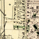 Vintage Map of Wicomico County, Maryland 1877
