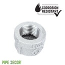 1/4 in. Galvanized Iron Cap