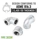 1/2 in. Galvanized Iron 90 Degree Elbow