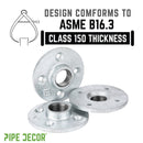 1/2 in. Galvanized Iron Floor Flange