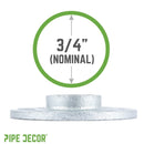 3/4 in. Galvanized Iron Floor Flange