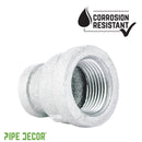 1 1/2 in. x 1 in. Galvanized Iron Reducing Coupling