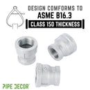 1/2 in. x 3/8 in. Galvanized Iron Reducing Coupling
