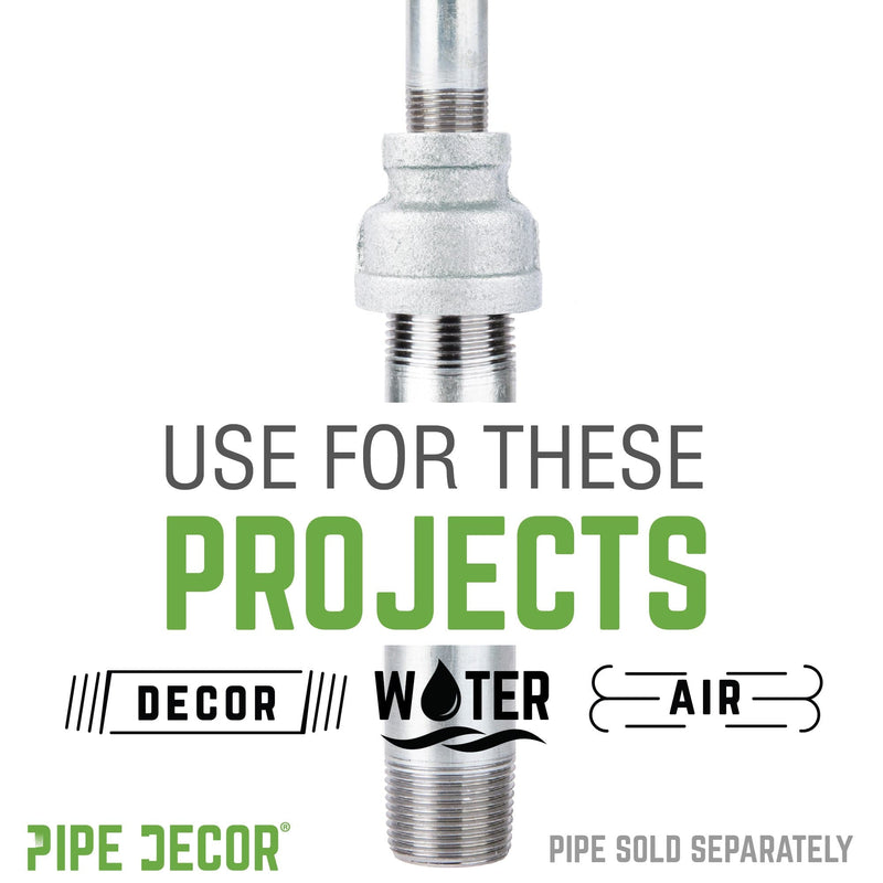 2 in. x 1 1/2 in. Galvanized Iron Reducing Coupling