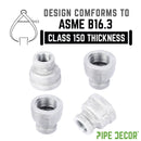 1/2 in. x 1/4 in. Galvanized Iron Reducing Coupling