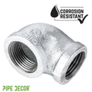 1 1/2 in. x 1 1/4 in. Galvanized Iron Reducing Elbow