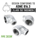 1/2 in. x 1/4 in. Galvanized Iron Reducing Elbow