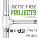 2 in. x 2 in. x 1 1/4 in. Galvanized Iron Reducing Tee