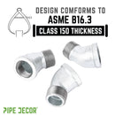 1/2 in. Galvanized Iron 45 Degree Street Elbow