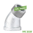 1/4 in. Galvanized Iron 45 Degree Street Elbow