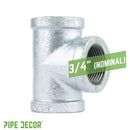3/4 in. Galvanized Iron Tee