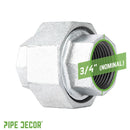 3/4 in. Galvanized Iron Union