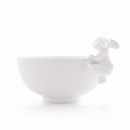 Porcelain Climbing Bunny Candy / Dip Bowl