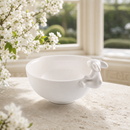 Porcelain Climbing Bunny Candy / Dip Bowl