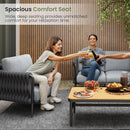 Stylish Outdoor Patio Furniture Set with Waterproof Cushions