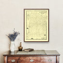 Vintage Map of Dutchess County, New York 1850