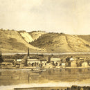 Vintage Map of Winona, Minnesota 1867