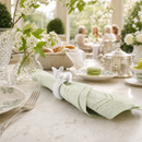 Porcelain Climbing Bunny Napkin Rings - Set of 4