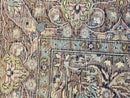 Pak Persian Rug 5x7, Navy Blue Hand Knotted Wool Oriental Carpet 5 x 7 ft, Floral Medallion, Traditional Vintage Pakistani Rug, 225 KPSI