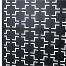 Outdoor & Indoor Freestanding Decorative Privacy Screen, Metal Privacy Fence Panels, Black, 76' H x 48' W