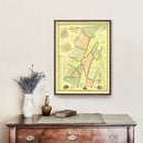 Vintage Map of Blair County, Pennsylvania 1859