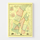 Vintage Map of Blair County, Pennsylvania 1859