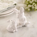 Porcelain Mother and Son Bunny Salt and Pepper