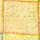 Vintage Map of Butler County, Pennsylvania 1858
