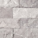 Rockmount Luna Gray 6"x18" Marble Splitface Ledger Corner Panel Wall Tile - MSI Collection