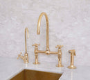 Unlacquered Solid Brass Sink faucet