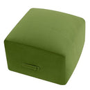 Grid Square Pouf Ottoman, 20"x20"x15"