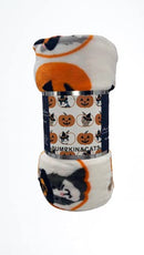 Decor&More Happy Halloween Microplush Throw Blanket (50" x 60")