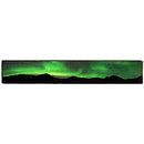 Northern Lights Landscape Home Decor Art Print on Real Wood