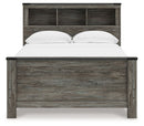 Frandern - Bookcase Panel Bed