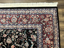 Large Sino Persian Rug 10x15, Floral Allover, Hand Knotted Wool Carpet, Fine