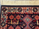Small Karastan Rug 3x4, Yuruk Collection, Wool, Tribal, Geometric, Navy Blue