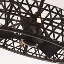 32" Farmhouse DC Motor Downrod Mount Reversible Ceiling Fan with Lighting and Remote Control