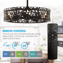 32" Farmhouse DC Motor Downrod Mount Reversible Ceiling Fan with Lighting and Remote Control