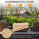 Alora 32" Propane Rattan Fire Pit Table Set W/ Side Table Tank & Cover (90165397)