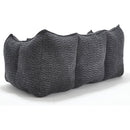 Soft beanbag chair with high resilience foam core for two people. The comfortable square recliner sofa is ideal for family members and friends engaged in games, reading, watching TV