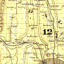 Vintage Map of Whitfield County, Georgia 1879
