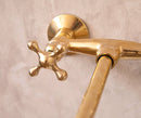 Wall Mounted Unlacquered Brass Faucet , Antique Brass Faucet