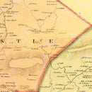 Vintage Map of Warren County, Kentucky 1877