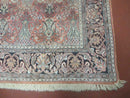 6' X 6' Vintage Handmade Fine Indian Silk Rug Kashmir Square Nice