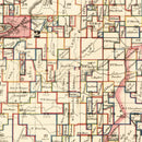 Vintage Map of Yazoo County, Mississippi 1874