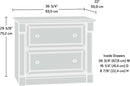 Palladia Lateral File Cabinet 36.81in L Select Cherry