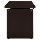 Skylar 55-inch Computer Desk with Keyboard Drawer Cappuccino