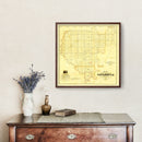 Vintage Map of Catahoula Parish, Louisiana 1860