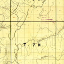 Vintage Map of Catahoula Parish, Louisiana 1860